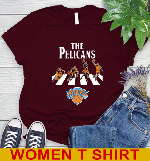 NBA Basketball New York Knicks The Beatles Rock Band Shirt Women's T-Shirt