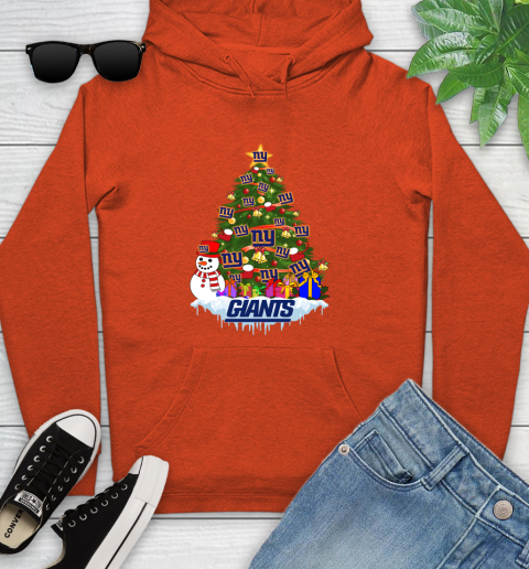 New York Giants Merry Christmas NFL Football Sports Youth Hoodie 5