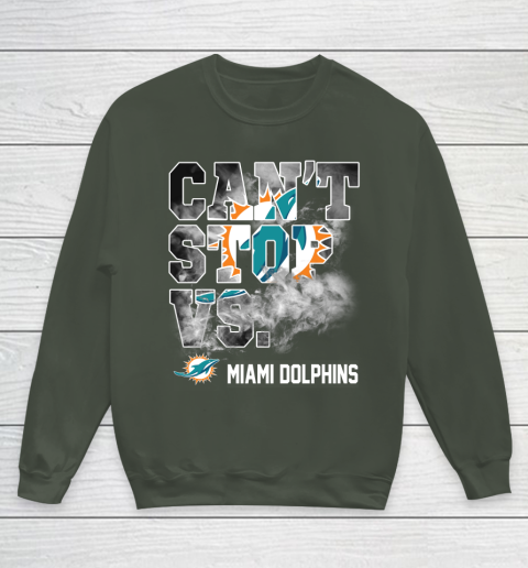 NFL Miami Dolphins Can't Stop Vs Youth Sweatshirt 8