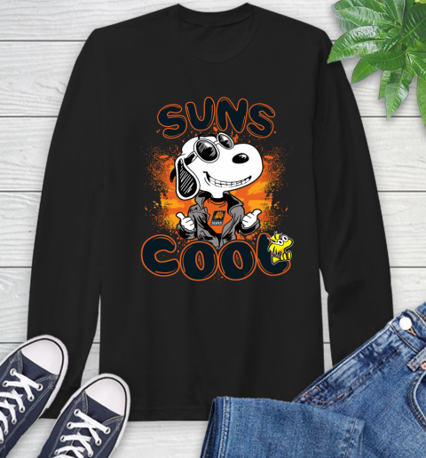 NBA Basketball Phoenix Suns Cool Snoopy Shirt Long Sleeve T-Shirt