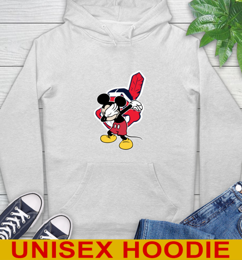 Cleveland Indians MLB Baseball Dabbing Mickey Disney Sports Hoodie