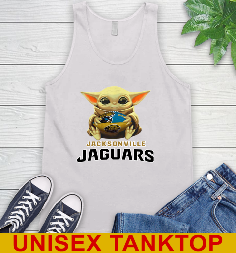 NFL Football Jacksonville Jaguars Baby Yoda Star Wars Shirt Tank Top