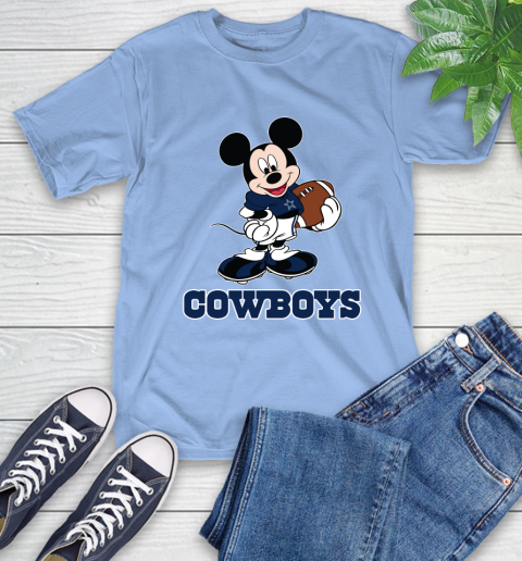 NFL Football Dallas Cowboys Cheerful Mickey Mouse Shirt T-Shirt 12