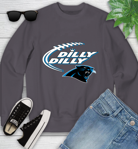 NFL Carolina Panthers Dilly Dilly Football Sports Youth Sweatshirt 6