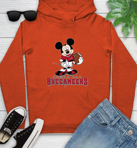 NFL Football Tampa Bay Buccaneers Cheerful Mickey Mouse Shirt Youth Hoodie 5