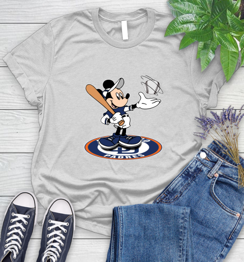 MLB Baseball San Diego Padres Cheerful Mickey Disney Shirt Women's T-Shirt 2