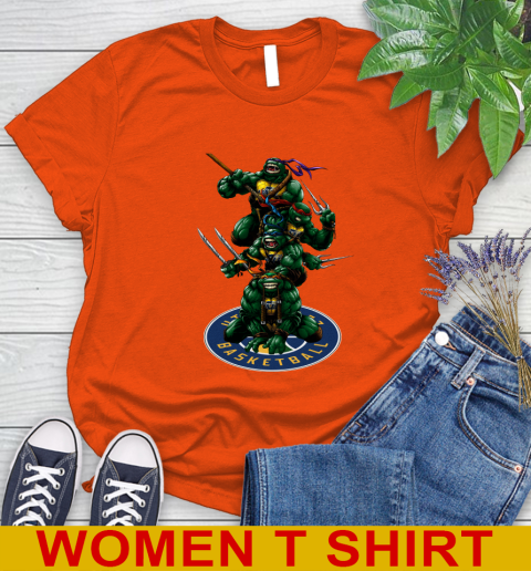 NBA Basketball Utah Jazz Teenage Mutant Ninja Turtles Shirt Women's T-Shirt 4
