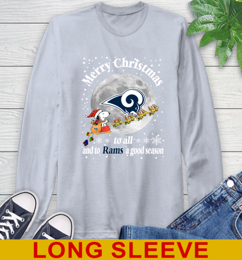 Los Angeles Rams Merry Christmas To All And To Rams A Good Season NFL Football Sports Long Sleeve T-Shirt 6