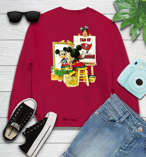 NFL Football Tampa Bay Buccaneers Mickey Drawing Shirt 32