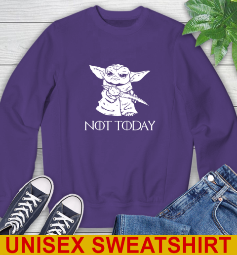 Not Today Game Of Thrones Star Wars Baby Yoda Shirt 28