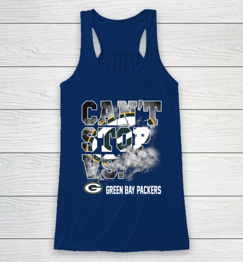 NFL Green Bay Packers Can't Stop Vs Racerback Tank 6
