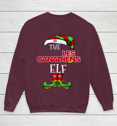 Montreal Canadiens Christmas ELF Funny NHL Youth Sweatshirt 5 Montreal Canadiens Christmas ELF Funny NHL Youth Sweatshirt - Image 5