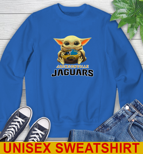 NFL Football Jacksonville Jaguars Baby Yoda Star Wars Shirt Sweatshirt 9