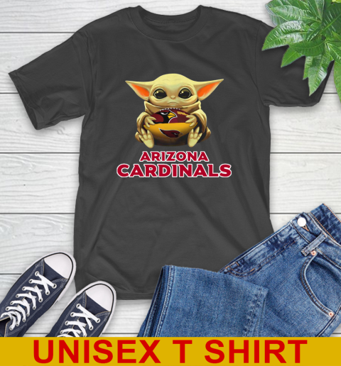 NFL Football Arizona Cardinals Baby Yoda Star Wars Shirt T-Shirt 2