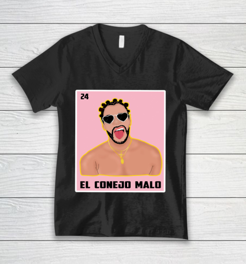 Puerto Rican Rapper Bad Bunny Rapper V-Neck T-Shirt