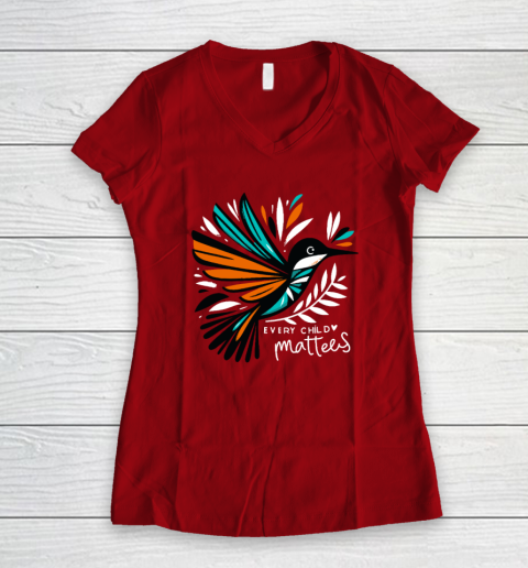 Every Orange Day Child Kindness Matter Women's V-Neck T-Shirt 6