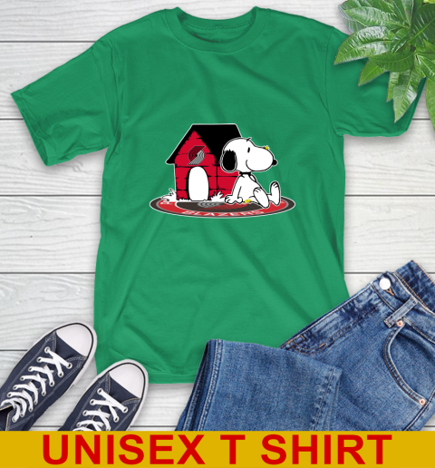 NBA Basketball Portland Trail Blazers Snoopy The Peanuts Movie Shirt T-Shirt 7