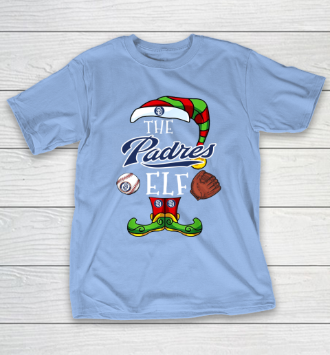 San Diego Padres Christmas ELF Funny MLB T-Shirt 10
