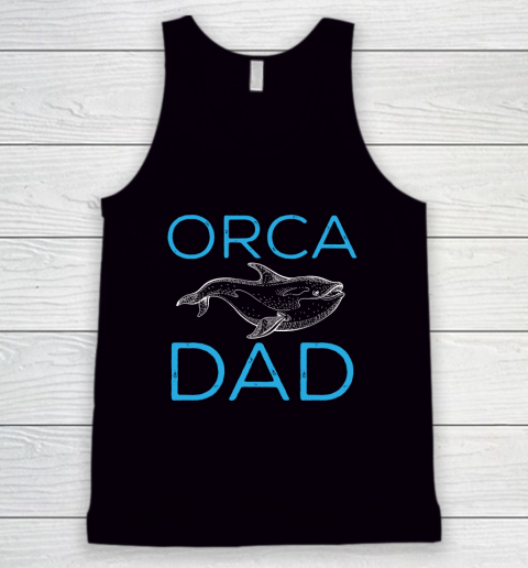 Funny Orca Lover Graphic for Boys Men Dads Whale Tank Top