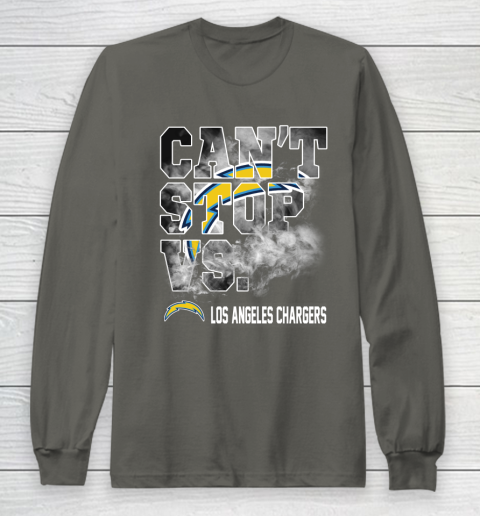 NFL Los Angeles Chargers Can't Stop Vs Long Sleeve T-Shirt 5