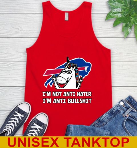 Buffalo Bills NFL Football Unicorn I'm Not Anti Hater I'm Anti Bullshit Tank Top 6