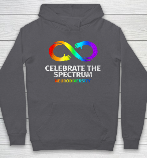 Neurodiversity Celebrate Spectrum Infinity Autism Awareness Hoodie 4