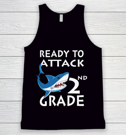 Back To School Shirt Ready to attack 2nd grade 1 Tank Top