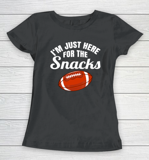 I'm Just Here For The Snacks American Football Season Women's T-Shirt