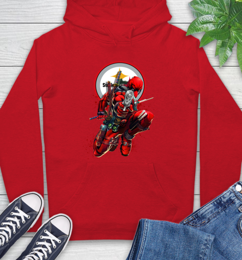 Deadpool steelers hoodie new arrivals