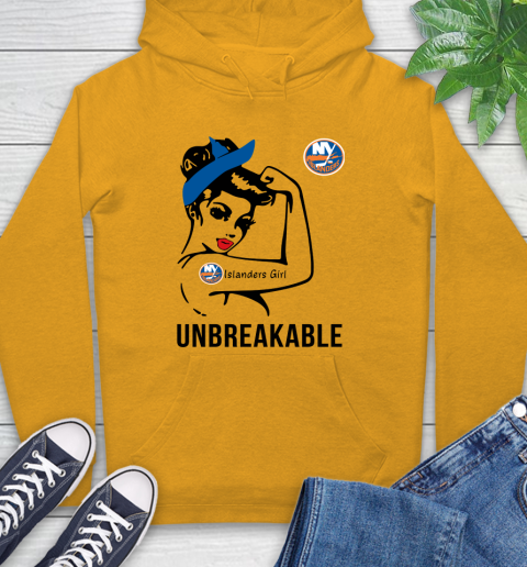 NHL New York Islanders Girl Unbreakable Hockey Sports Hoodie 2