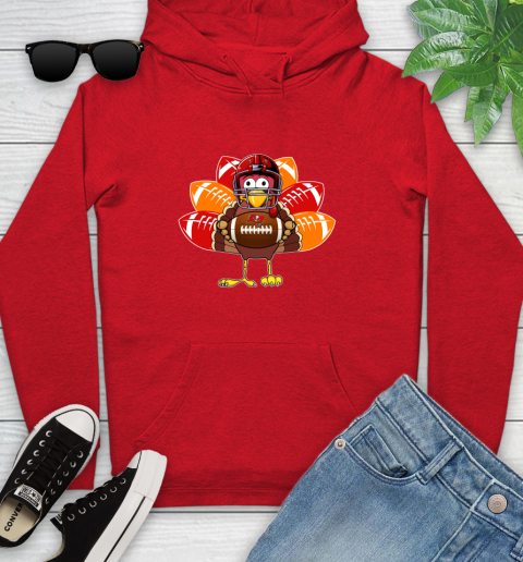 Tampa Bay Buccaneers Turkey Thanksgiving Day Youth Hoodie 11