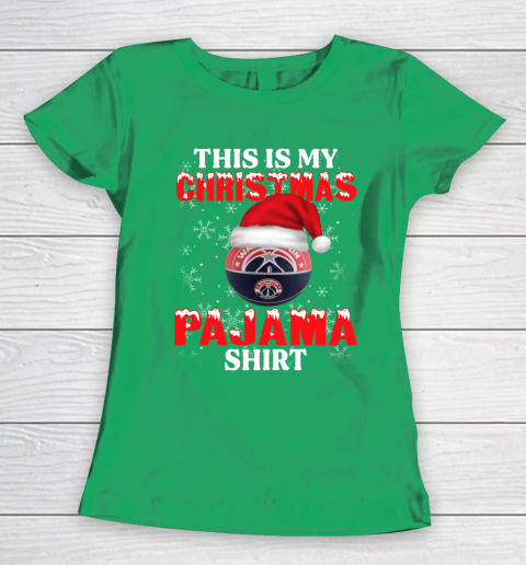 Washington Wizards This Is My Christmas Pajama Shirt NBA Women's T-Shirt 5