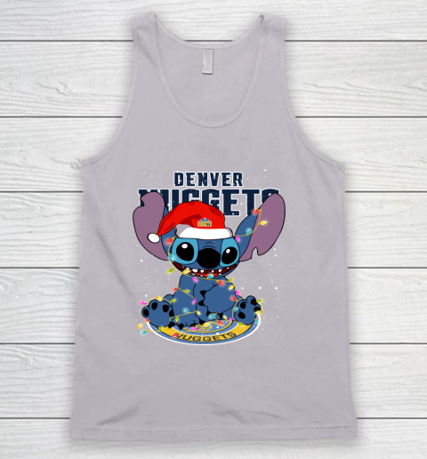 Denver Nuggets NBA noel stitch Basketball Christmas Tank Top 2