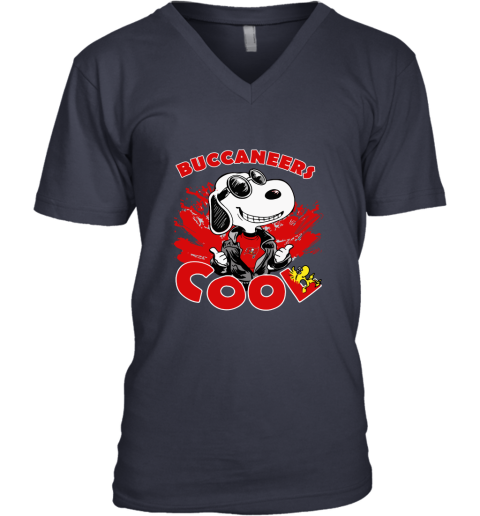 7z3k tampa bay buccaneers snoopy joe cool were awesome shirt v neck unisex 8 front navy