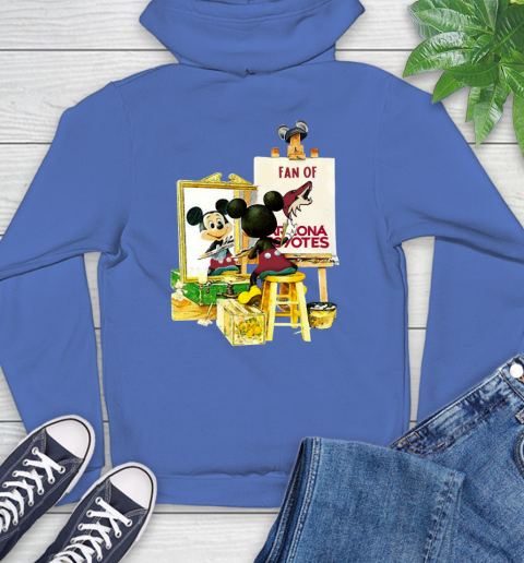 NHL Hockey Arizona Coyotes Mickey Drawing Shirt - Image 23