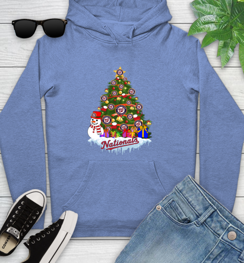 Washington Nationals Merry Christmas MLB Baseball Sports Youth Hoodie 12