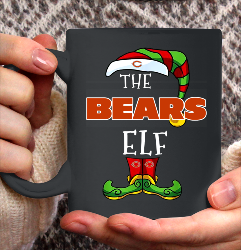 Chicago Bears Christmas ELF Funny NFL Ceramic Mug 11oz 2