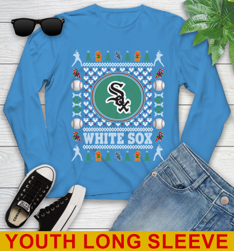 Chicago White Sox Merry Christmas MLB Baseball Loyal Fan Youth Long Sleeve 8