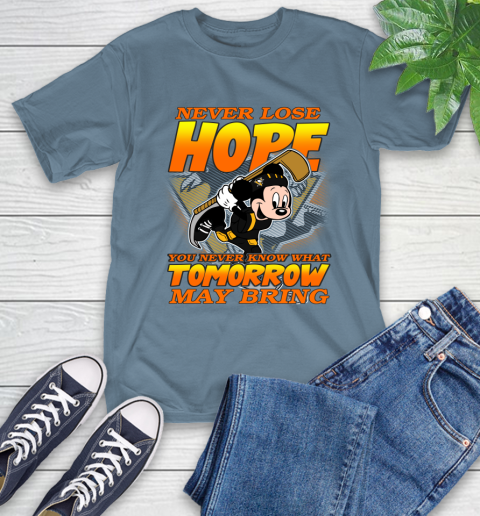 Pittsburgh Penguins NHL Hockey ootball Mickey Disney Never Lose Hope T-Shirt 8