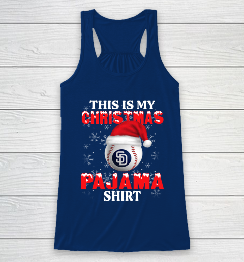 San Diego Padres This Is My Christmas Pajama Shirt MLB Racerback Tank 6