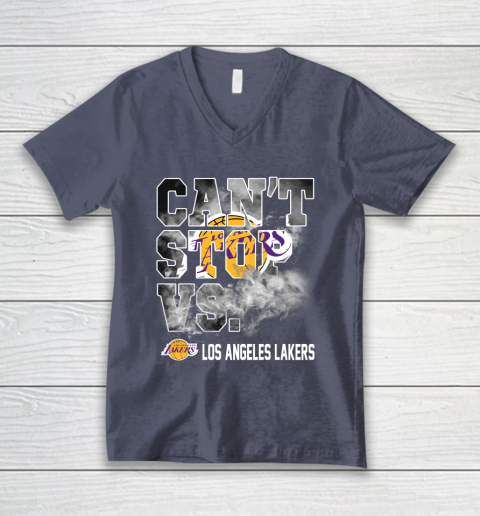 NBA Los Angeles Lakers Basketball Can't Stop Vs V-Neck T-Shirt 7