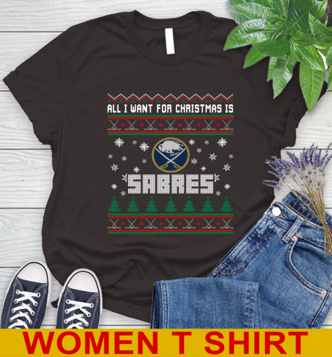 Buffalo Sabres NHL Hockey All I Want For Christmas Is My Team Sports 93