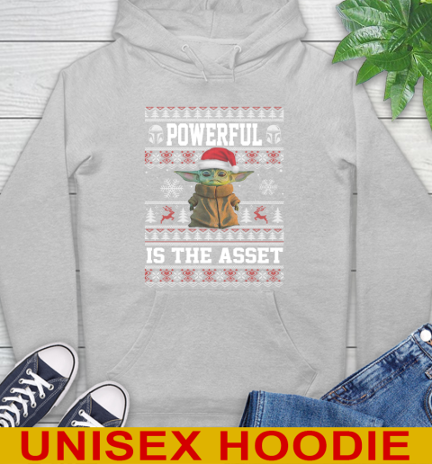 Powerful Is The Asset Baby Yoda Christmas Star Wars Shirts 18