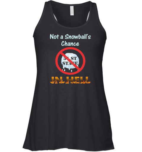 Not A Snowball's Chance In Hell Stand Up For Canada No To 51st State Racerback Tank
