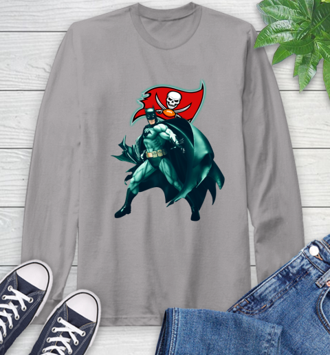 NFL Batman Football Sports Tampa Bay Buccaneers Long Sleeve T-Shirt 6
