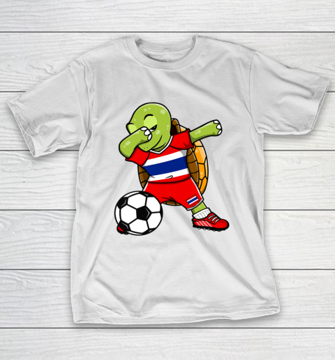 Dabbing Turtle Thailand Soccer Fans Jersey Thai Football T-Shirt
