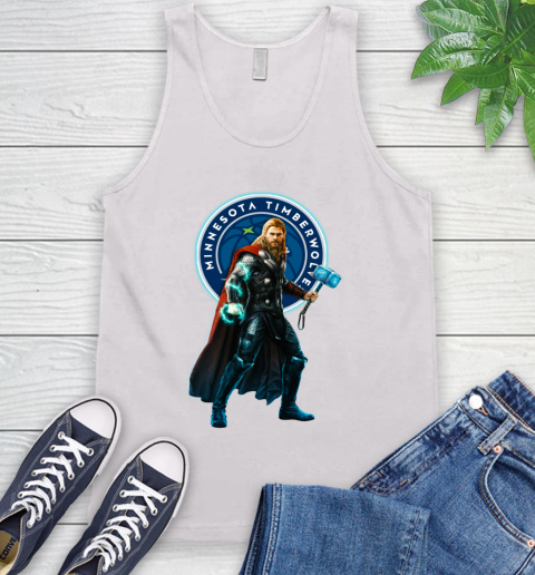 NBA Thor Avengers Endgame Basketball Minnesota Timberwolves Tank Top