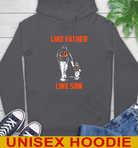 Cincinnati Bengals NFL Football Like Father Like Son Sports Hoodie 7