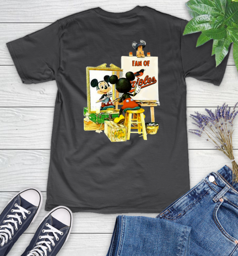 MLB Baseball Baltimore Orioles Mickey Drawing Shirt 77