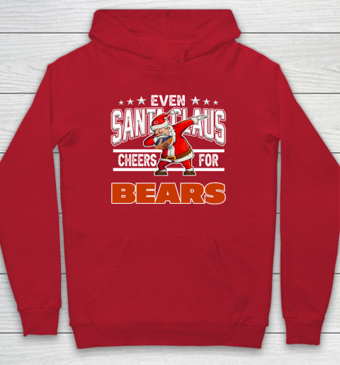 Chicago Bears Even Santa Claus Cheers For Christmas NFL Hoodie 7